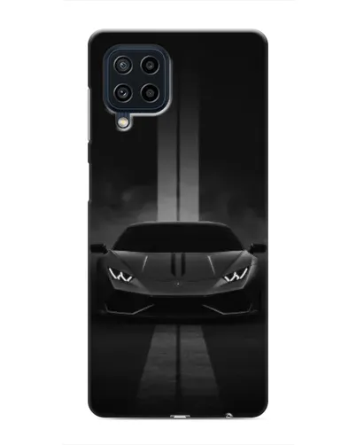 Чехол для Samsung Galaxy M22 с картинкой «Lamborghini симметрия дорог»