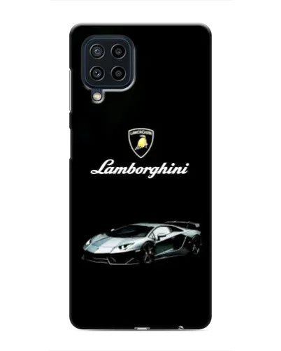 Чехол для Samsung Galaxy M22 с картинкой «Логотип Lamborghini классика»