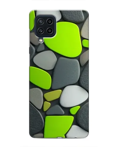 Чехол для Samsung Galaxy M22 с картинкой «Яркая неоновая галька»