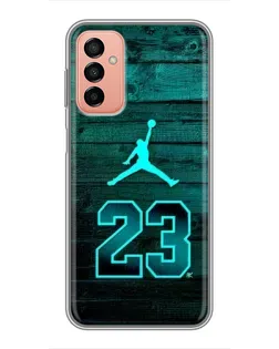 Чохол для Samsung Galaxy M23 (5G) з картинкою «Jordan Cyan 23»