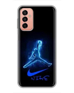Чохол для Samsung Galaxy M23 (5G) з картинкою «Jordan Neon Blue»