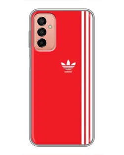 Чохол для Samsung Galaxy M23 (5G) з картинкою «Червоний мінімалізм Adidas»