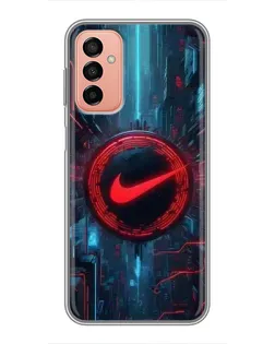 Чехол для Samsung Galaxy M23 (5G) с картинкой «Техногенный стиль Nike»