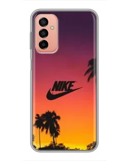 Чехол для Samsung Galaxy M23 (5G) с картинкой «Nike на закате солнца»