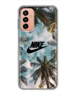 Чехол для Samsung Galaxy M23 (5G) с картинкой «Тропический принт Nike»