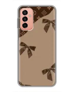 Чохол для Samsung Galaxy M23 (5G) з картинкою «LV — кавовий атлас»