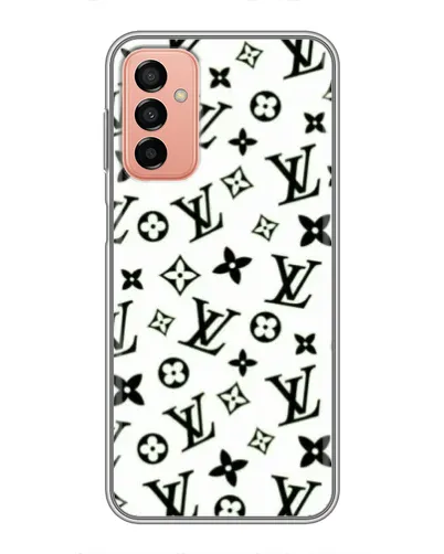 Чохол для Samsung Galaxy M23 (5G) з картинкою «Монохромний хаос LV» Чохол для Samsung Galaxy M23 (5G) з картинкою «Монохромний хаос LV»
