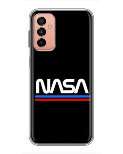 Чохол для Samsung Galaxy M23 (5G) з картинкою «NASA — класика Red Blue»