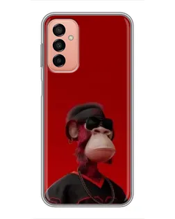 Чохол для Samsung Galaxy M23 (5G) з картинкою «Bored Ape в червоному»