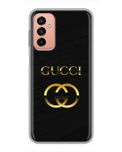 Чехол для Samsung Galaxy M23 (5G) с картинкой «Золотой логотип Gucci» Чехол для Samsung Galaxy M23 (5G) с картинкой «Золотой логотип Gucci»