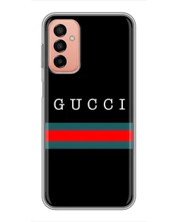 Чехол для Samsung Galaxy M23 (5G) с картинкой «Gucci — красный пояс»