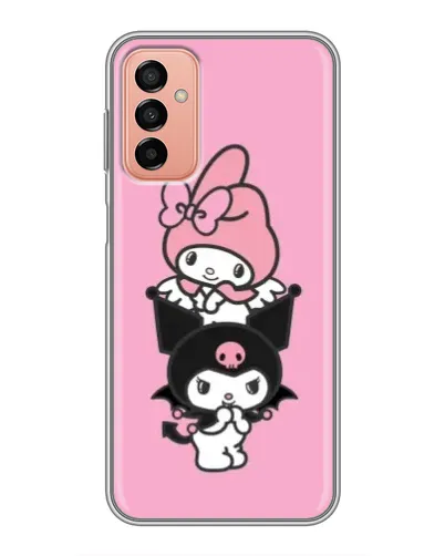 Чохол для Samsung Galaxy M23 (5G) з картинкою «Тріо My Melody та Kuromi»