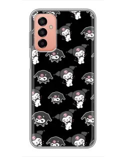 Чохол для Samsung Galaxy M23 (5G) з картинкою «Чорний паттерн Kuromi» Чохол для Samsung Galaxy M23 (5G) з картинкою «Чорний паттерн Kuromi»