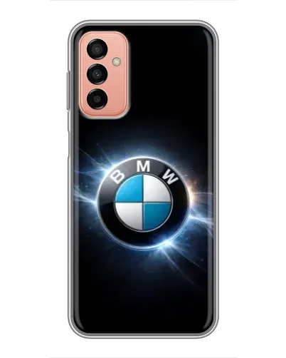 Чохол для Samsung Galaxy M23 (5G) з картинкою «BMW — неонове сяйво»