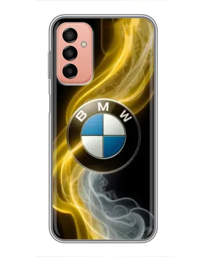 Чохол для Samsung Galaxy M23 (5G) з картинкою «Золотистий дим BMW»