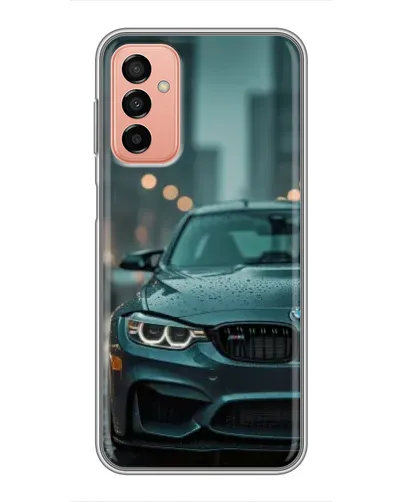 Чохол для Samsung Galaxy M23 (5G) з картинкою «BMW у вогнях міста»
