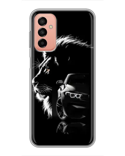 Чохол для Samsung Galaxy M23 (5G) з картинкою «BMW та лев»