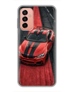 Чохол для Samsung Galaxy M23 (5G) з картинкою «BMW на червоній доріжці»