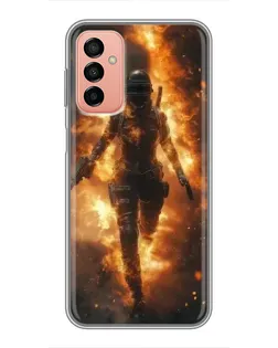 Чохол для Samsung Galaxy M23 (5G) з картинкою «BMW — швидкість у дощі»