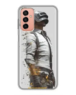 Чохол для Samsung Galaxy M23 (5G) з картинкою «PUBG — боєць у пилу»