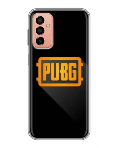 Чохол для Samsung Galaxy M23 (5G) з картинкою «PUBG — рамка лого»