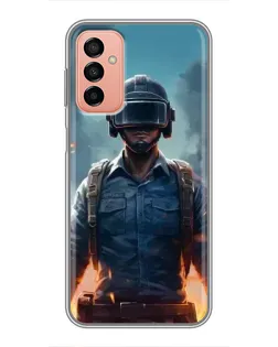 Чохол для Samsung Galaxy M23 (5G) з картинкою «PUBG — реалістичний герой»