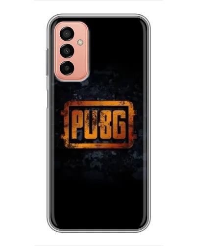 Чохол для Samsung Galaxy M23 (5G) з картинкою «PUBG — золотий логотип»