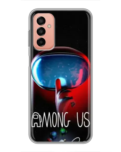 Чохол для Samsung Galaxy M23 (5G) з картинкою «Червоний імпостер — макро»