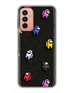Чохол для Samsung Galaxy M23 (5G) з картинкою «Космічний патерн Among Us»