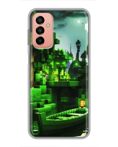 Чохол для Samsung Galaxy M23 (5G) з картинкою «Minecraft лісовий пейзаж»