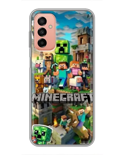 Чохол для Samsung Galaxy M23 (5G) з картинкою «Замок Minecraft»