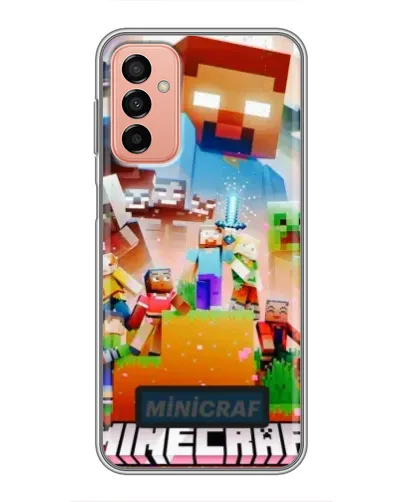 Чохол для Samsung Galaxy M23 (5G) з картинкою «Minecraft герої гри»