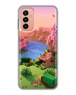 Чохол для Samsung Galaxy M23 (5G) з картинкою «Рожеве дерево Minecraft»
