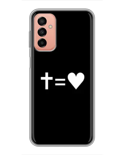 Чохол для Samsung Galaxy M23 (5G) з картинкою «Хрест та Серце»