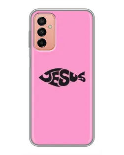 Чохол для Samsung Galaxy M23 (5G) з картинкою «Рожевий символ Jesus»