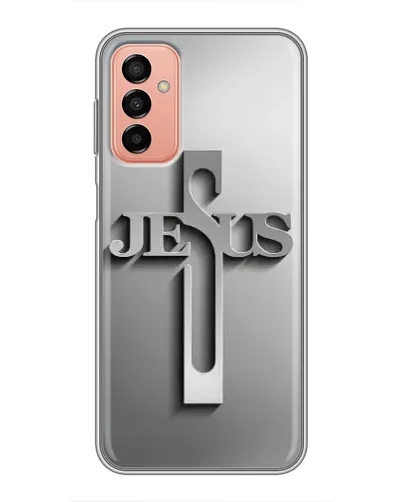 Чехол для Samsung Galaxy M23 (5G) с картинкой «Металлический крест Jesus» Чехол для Samsung Galaxy M23 (5G) с картинкой «Металлический крест Jesus»