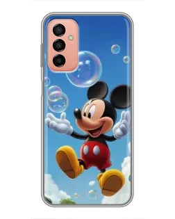 Чохол для Samsung Galaxy M23 (5G) з картинкою «Mickey та мильні бульбашки»