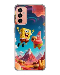 Чохол для Samsung Galaxy M23 (5G) з картинкою «Космічний фастфуд»