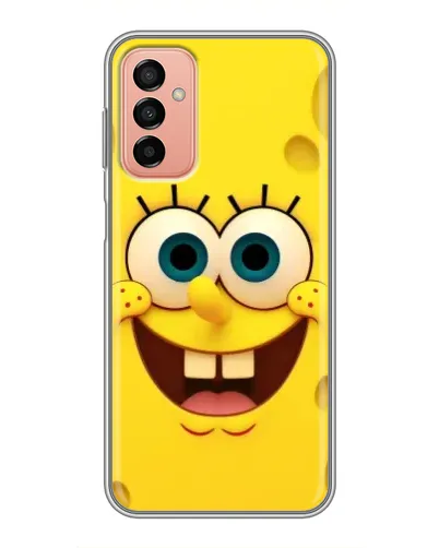 Чохол для Samsung Galaxy M23 (5G) з картинкою «Губка Боб посмішка»