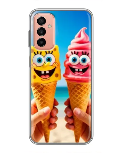 Чохол для Samsung Galaxy M23 (5G) з картинкою «Спанч Боб морозиво»