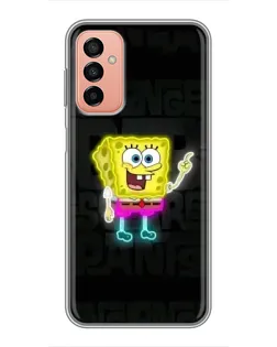 Чохол для Samsung Galaxy M23 (5G) з картинкою «Неоновий Губка Боб»