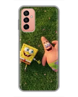 Чехол для Samsung Galaxy M23 (5G) с картинкой «Друзья на лужайке»