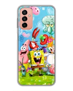 Чехол для Samsung Galaxy M23 (5G) с картинкой «Губка Боб и друзья»