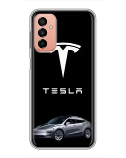 Чохол для Samsung Galaxy M23 (5G) з картинкою «Tesla Model Y»