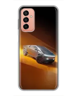Чохол для Samsung Galaxy M23 (5G) з картинкою «Cybertruck у пустелі»