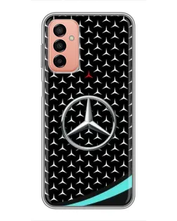 Чохол для Samsung Galaxy M23 (5G) з картинкою «Mercedes — бірюзовий акцент»