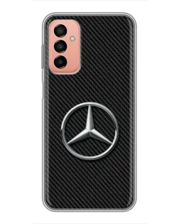 Чохол для Samsung Galaxy M23 (5G) з картинкою «Карбоновий Mercedes стиль»