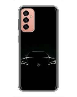 Чохол для Samsung Galaxy M23 (5G) з картинкою «Mercedes — силует авто»