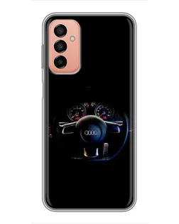 Чохол для Samsung Galaxy M23 (5G) з картинкою «Салон Audi — кермо»