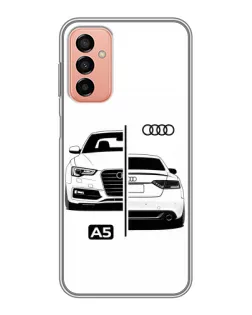 Чохол для Samsung Galaxy M23 (5G) з картинкою «Audi — контрастний дизайн»